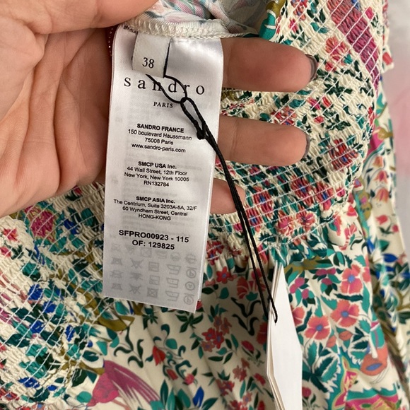 Sandro maxi dress w/adjustable shoulder straps. New with tags! Size 36 & 38! - Picture 5 of 5